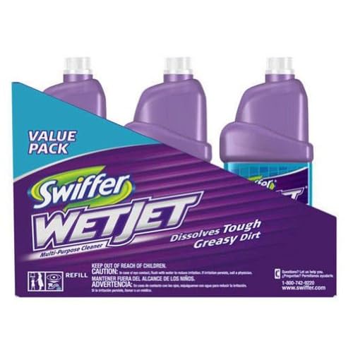 Swiffer Wetjet Multi-Purpose-Open Window Fresh Scent Cleaner (42.2 oz) 3 Refills image